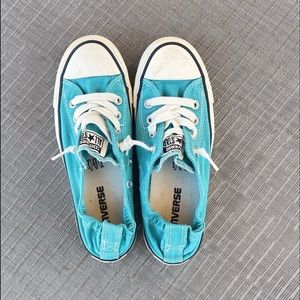 Turquoise Low Converse